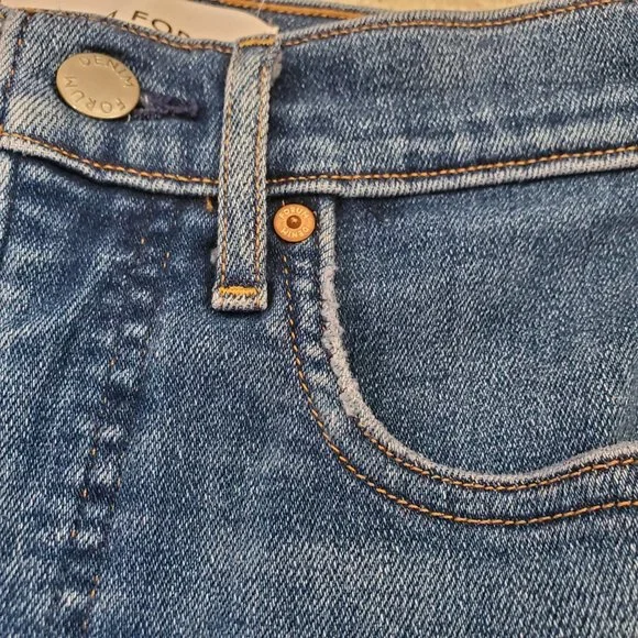 Denim Forum High Rise Jeans - Blue - Picture 4 of 16